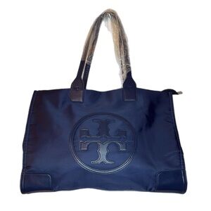 NWT Tory Burch Navy Blue Tote Bag